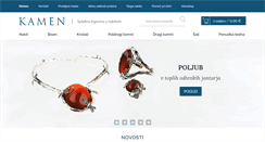 Desktop Screenshot of nakit-kamen.si